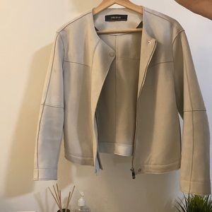 Zara jacket suede